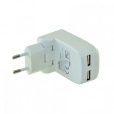 8718503026916 JUPIO universal USB-A charger with 2 ports (3.4A - 17W)