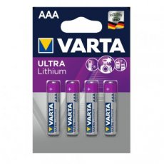4008496680436 VARTA batterij AAA 1,5V Lithium *4-pak*