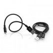 023942488750 VERBATIM USB cables type A to MicroUSB duo-pack 1 meter + 30 cm black