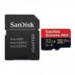 619659155414 SANDISK microSDHC geheugenkaart 32GB 100MB/sec Extreme Pro + adapter