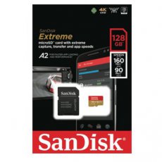 SANDISK microSDXC geheugenkaart 128GB 160MB/sec Extreme