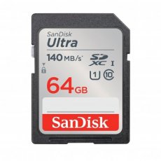 SANDISK SDXC geheugenkaart 64GB 140MB/sec Ultra