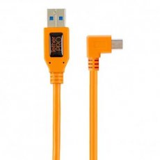 818307015029 TETHER TOOLS TetherPro USB 2.0 to Mini-B 5 pin right angle adapter 50 cm oranje