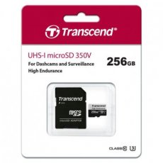 760557850793 TRANSCEND microSD geheugenkaart 256GB 95MB/sec - 350V