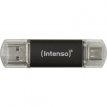 4034303031290 INTENSO USB-stick OTG 128GB 2in1 USB-A & USB-C USB3.2 Gen 1x1 Twist Line