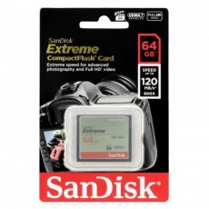 619659123710 SANDISK CompactFlash CF geheugenkaart 64GB 120MB/sec Extreme - SDFXSB-064G-G46