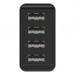4013674176533 ANSMANN USB-lader 30W 4x USB-A zwart - 1001-0107