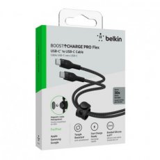 745883832712 BELKIN USB-kabel USB-C/USB-C BoostChrge Pro Flex 1 meter zwart