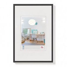 4004122260409 WALTHER kader 29,7x42 (A3) New Lifestyle PVC zwart - KV342B