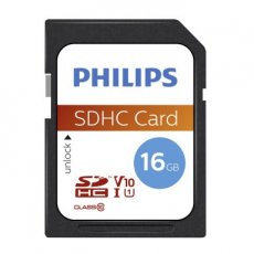 PHILIPS SDHC geheugenkaart 16GB 80MB/sec - FM16SD45B
