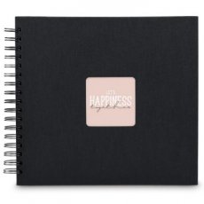 4007249098344 HAMA spiraal-album 280x240 50blz Fine Art zwart met zwarte bladen - 00009834