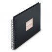 4007249098344 HAMA spiraal-album 280x240 50blz Fine Art zwart met zwarte bladen - 00009834