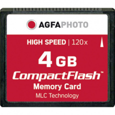 4250255101502 AGFAPHOTO CompactFlash CF geheugenkaart 4GB 120x High Speed