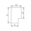4063155303279 EFFECT kader 60x90 profiel 70 hout wit