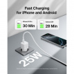 745883906468 BELKIN batterijlader BoostCharge 25W met kabel USB-C naar USB-C wit