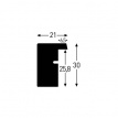4012292769394 NIELSEN kader 24x30 Accent Apollon naturel