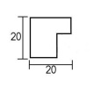 0467000030459 HW kader 30x45 massief eik 467
